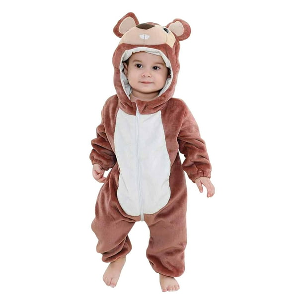 Penkiiy Autumn Winter Infant Toddler Baby Unisex Child Pajama Plush Onesie Onepiece Sloth