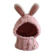 thumbnail image 1 of Penkiiy Baby Hats Baby Winter Hat Children's Winter Earmuff With Cashmere Fisherman Hat And Scarf Warm Hat Pink Hat for One Size, 1 of 3
