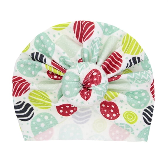 Penkiiy Baby Hats Baby Winter Hat Summer Tie Knot Baby Hat Girl Boy Cap Children Hats Toddler Kids Hat Hairband White Hat for One Size