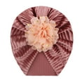 thumbnail image 1 of Penkiiy Baby Hats Baby Winter Hat Toddler Kids Baby Boys Girls Floral Sequin Hat Beanie Accessories Pink Hat for One Size, 1 of 2