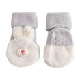 thumbnail image 1 of Penkiiy Baby Socks Children's Winter Thickened Floor Baby Non-slip Dispensing Baby Warm Toddler Shoes And Gray Kids Socks for 0-1 Years, 1 of 3