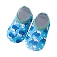 thumbnail image 1 of Penkiiy Baby Socks Toddler Girls Boys Breathable Kids Non-slip Print Indoor Blue Kids Socks for 2-3 Years, 1 of 3