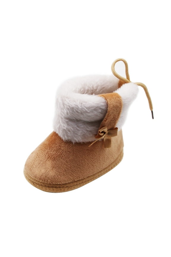 Baby Winter Warm Snow Boots Soft Sole Prewalker Non-Skid Boots For Infant Toddler Boys Girls Smart Step First Walkers Shoesfor12-18 Months 2023 Summer Deal