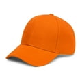 thumbnail image 1 of Penkiiy Baseball Cap Dad Hat Plain Men Women Cotton Adjustable Blank Unstructured Soft Orange, 1 of 1