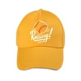 thumbnail image 1 of Penkiiy Baseball Mom and Dad Hat for Women Men, Funny USA Flag Softball Gifts Embroidered Sun Baseball Caps L Yellow, 1 of 2