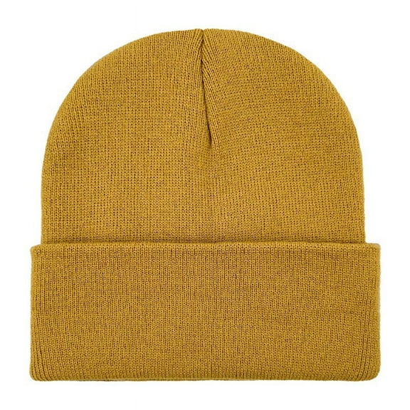 Penkiiy Beanie for Women Men Unisex Cuffed Plain Skull Knit Hat Winter Hats Fisherman Beanies Multicolor