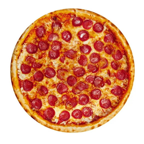 Penkiiy Blanket 1 Burritos Tortilla Blanket 1 Pizza Throw Blanket Funny Realistic Sausage Blanket Novelty Flannel Round Blankets for Adult Teen Boys and Girl Gifts 35 in