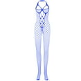 thumbnail image 1 of Penkiiy Body Stockings Crotchless Men's One-piece Stockings With Transparent Elastic Front And Back Hollow Crotch Sexy And Funny Stockings Tights Dark Blue Tights, 1 of 2