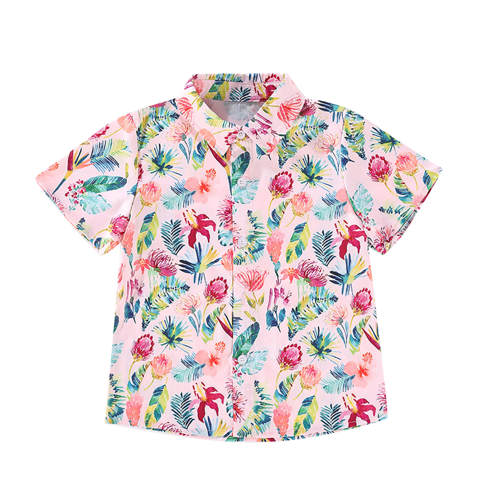 Penkiiy Boys Fashion Cute Plant Flowers Recreational Short Sleeve