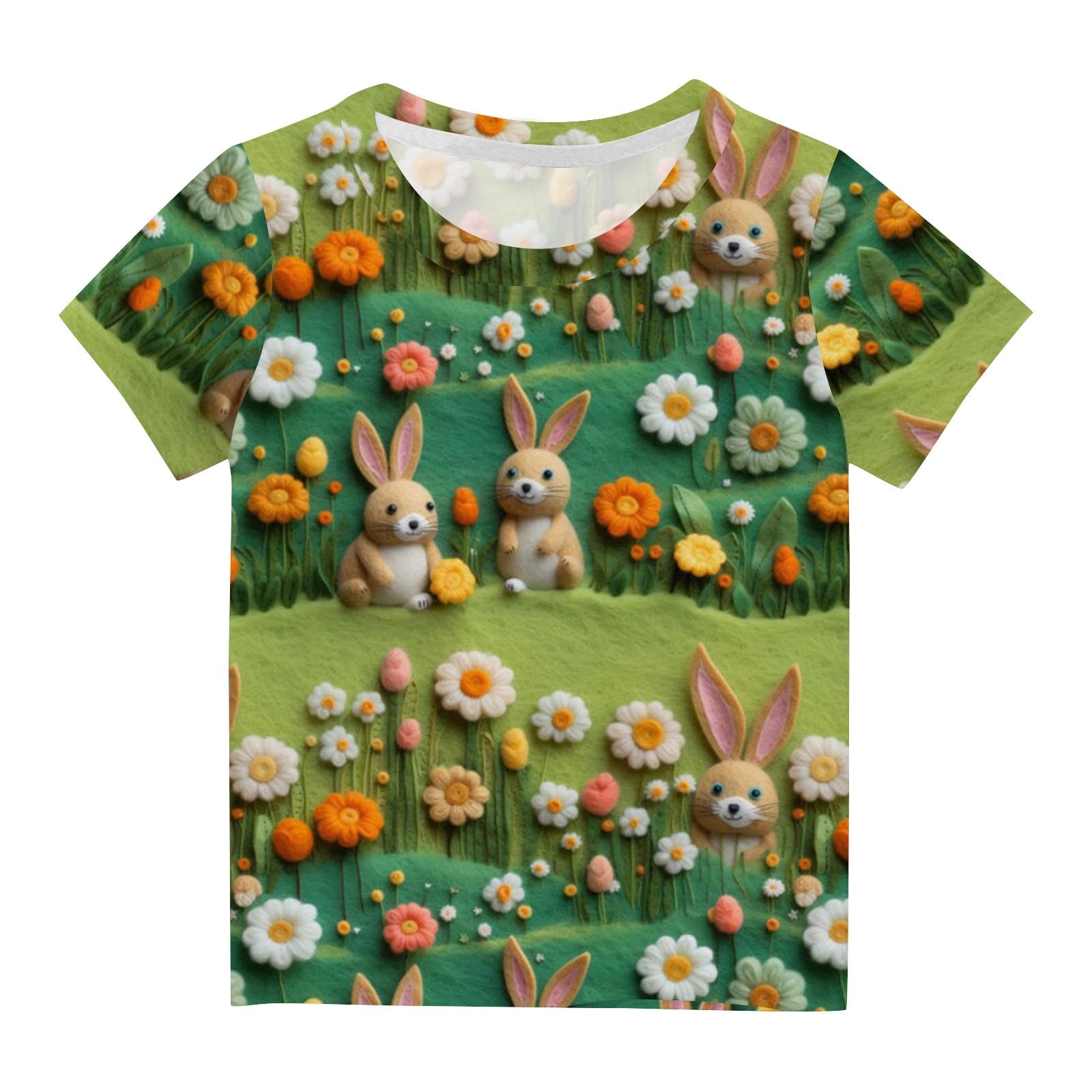 Kids Easter Bunny T-Shirt - 'Chillin’ With My Peeps' Graphic Tee, Toddler Boys & Girls