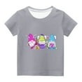 thumbnail image 1 of Penkiiy Boys Girls Easter Shirts Tshirt Short Sleeve Top Funny Graphic Tshirts 4 Years Gray, 1 of 6