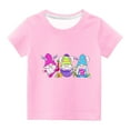 thumbnail image 1 of Penkiiy Boys Girls Easter Shirts Tshirt Short Sleeve Top Funny Graphic Tshirts 5 Years Pink, 1 of 6