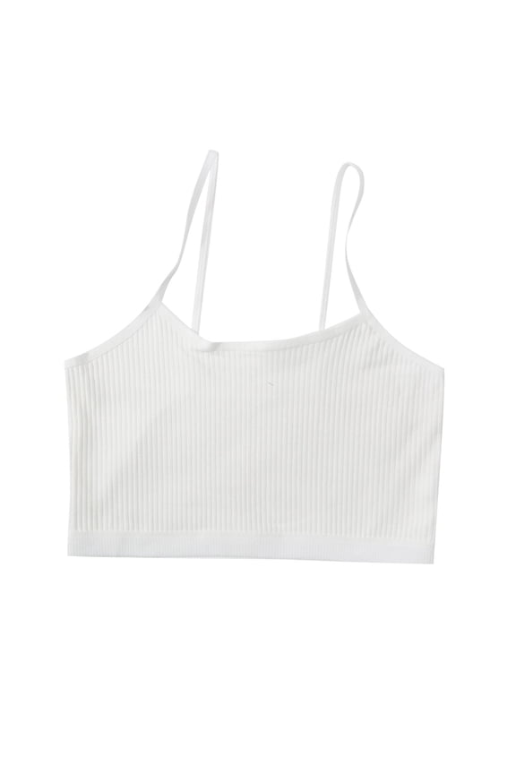 Breathable Cotton Camisole for Girls | Adjustable Training Bra | Anti-Peek Design, Soft Tween Undergarment for School & Daily Wear