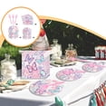 thumbnail image 1 of Penkiiy Butterfly Birthday Party Plates Napkins Forks Supplies Tableware Set ,Disposable Table Butterfly Theme Decoration for Girl Birthday Party or Baby Shower, 1 of 5