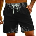 thumbnail image 1 of Penkiiy Carnivals Shorts, Men's Basketball Shorts Casual Workout Athletic Shorts Mesh Graphic Print Running Short Pants 5XL Gray, 1 of 9