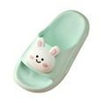 thumbnail image 1 of Penkiiy Children Summer Cartoon Animals Slippers Baby Bathing Shoes For Boys Girls In The Bathroom House Slippers for Kids Summer 4-5 Years Green On Sale, 1 of 9