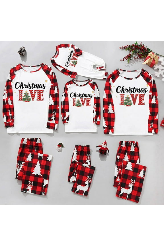 Christmas Pajamas for Family 2024 Matching Sets Lounge Sets for Women Couples Loungewear Sets Christmas Pjs 6 Months Camouflage