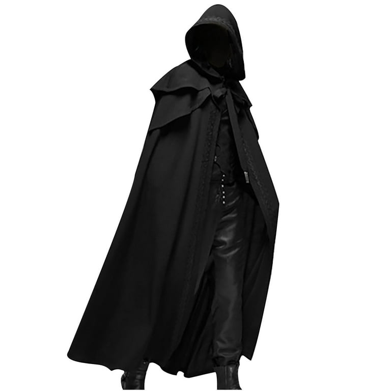 Penkiiy Cloak with Hood Men Clearance Men Halloween Casual Penkiiy Cloak with Hood Men Clearance Men Halloween Casual