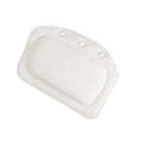 Penkiiy Comfort Slip Resistant Large Thick Soft Waterproof Relaxing Spa Bath Pillow, Fits Curved or Straight Back Tubs, Cushion Support Head and Neck in Tub, Bathtub Accessory, 1 Panel,White