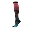 thumbnail image 1 of Penkiiy Compression Socks for Men Color Pattern Pressure Stocking Men Women Elasticity Stocking Outdoor Movement Red Socks, 1 of 2