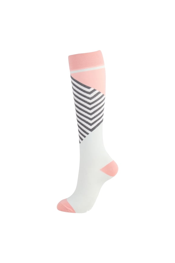Compression Socks for Men People Outdoor Sports Elastic Leg Protection Stockings And Pressure Stockings Pink Socks
