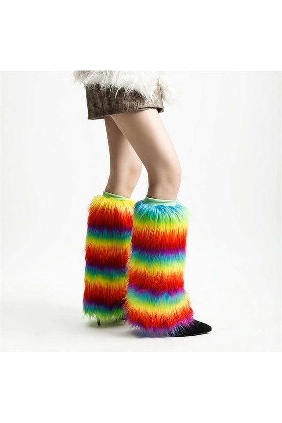 Cozy Winter Essential: Women's Fleece Leg Warmers & Boot Socks - Ultra-Soft, Stylish & Warm for Cold Days