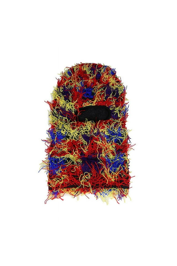 Distressed Balaclava Ski Mask for Men and Women - Knitted Balaclava Distressed Windproof Shiesty Full Face Mask Cold Weather Winter Windproof Neck Warmer Multicolor
