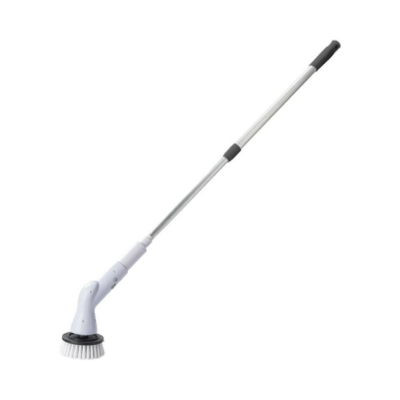 Penkiiy Electric Spin Scrubbers Cordless Spin Scrubbers With 6 Replaceable Brush Heads And Adjust Extension Handle Power Cleaning Brush For Bathroom Floor Tile