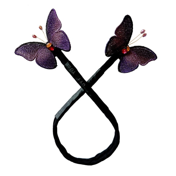 Penkiiy Elegant Lazy Hair Curler, Crystal Hair Bun Maker, French Bend Hairstyle Bun Hair Accessories