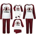 thumbnail image 1 of Penkiiy Family Christmas Pajamas Matching Sets 2024 Cute Couples Pjs Long Sleeve Holiday Jammies Xmas Loungewear Sleevewear 3 Months Red, 1 of 6