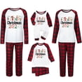 thumbnail image 1 of Penkiiy Family Christmas Pajamas Matching Sets 2024 Cute Couples Pjs Long Sleeve Holiday Jammies Xmas Loungewear Sleevewear 6 Months Red, 1 of 6