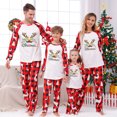 thumbnail image 1 of Penkiiy Family Christmas Pajamas Matching Sets 2024 Cute Couples Pjs Long Sleeve Holiday Jammies Xmas Loungewear Sleevewear L Red, 1 of 6