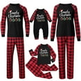 thumbnail image 1 of Penkiiy Family Christmas Pajamas Matching Sets 2024 Cute Couples Pjs Long Sleeve Holiday Jammies Xmas Loungewear Sleevewear S Multicolor, 1 of 4