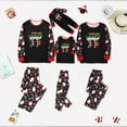 thumbnail image 1 of Penkiiy Family Christmas Pjs Matching Sets Reindeer and Snowflake Patterned Sleepwear Xmas PJS Set for Couples and Kids Black 7-8 Years, 1 of 4