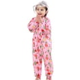 thumbnail image 1 of Penkiiy Fashion Children's One Piece Relective Cartoon Coverall Rain Hooded Raincoat Gifts for Baby Girls for 3-5 Years Kids Pink 2023 Summer Deal, 1 of 8