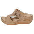 thumbnail image 1 of Penkiiy Fashion Women Sandals Wear Lazy Summer People Thick-Soled Casual Slippers Shoes, 1 of 8