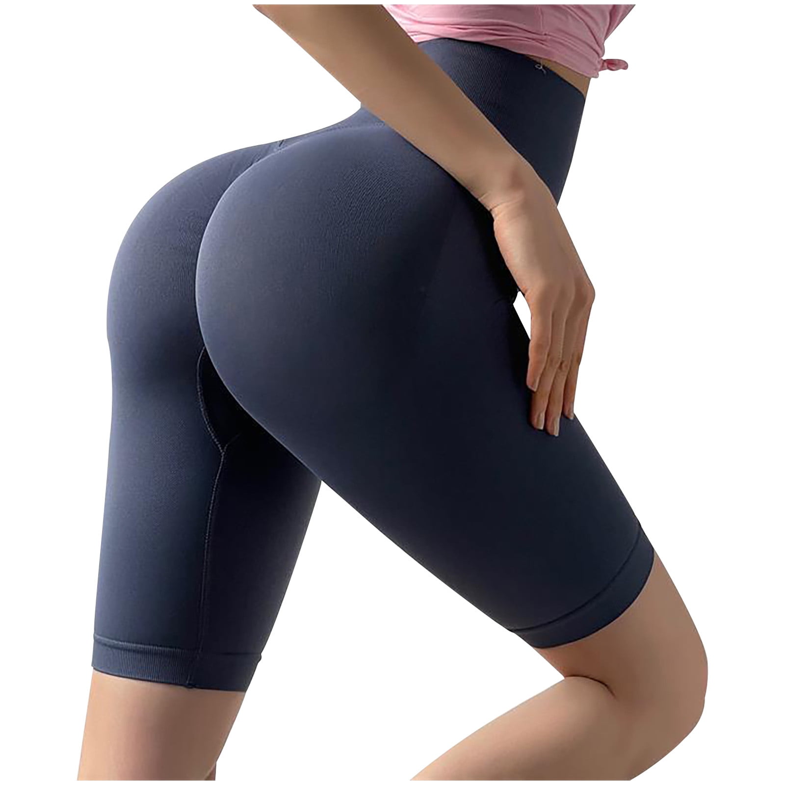 Penkiiy Fashion Womens Yoga Leggings Fitness Running Gym Sports Full Knee  Length Pants Sweatpants L Dark Blue on Sale 