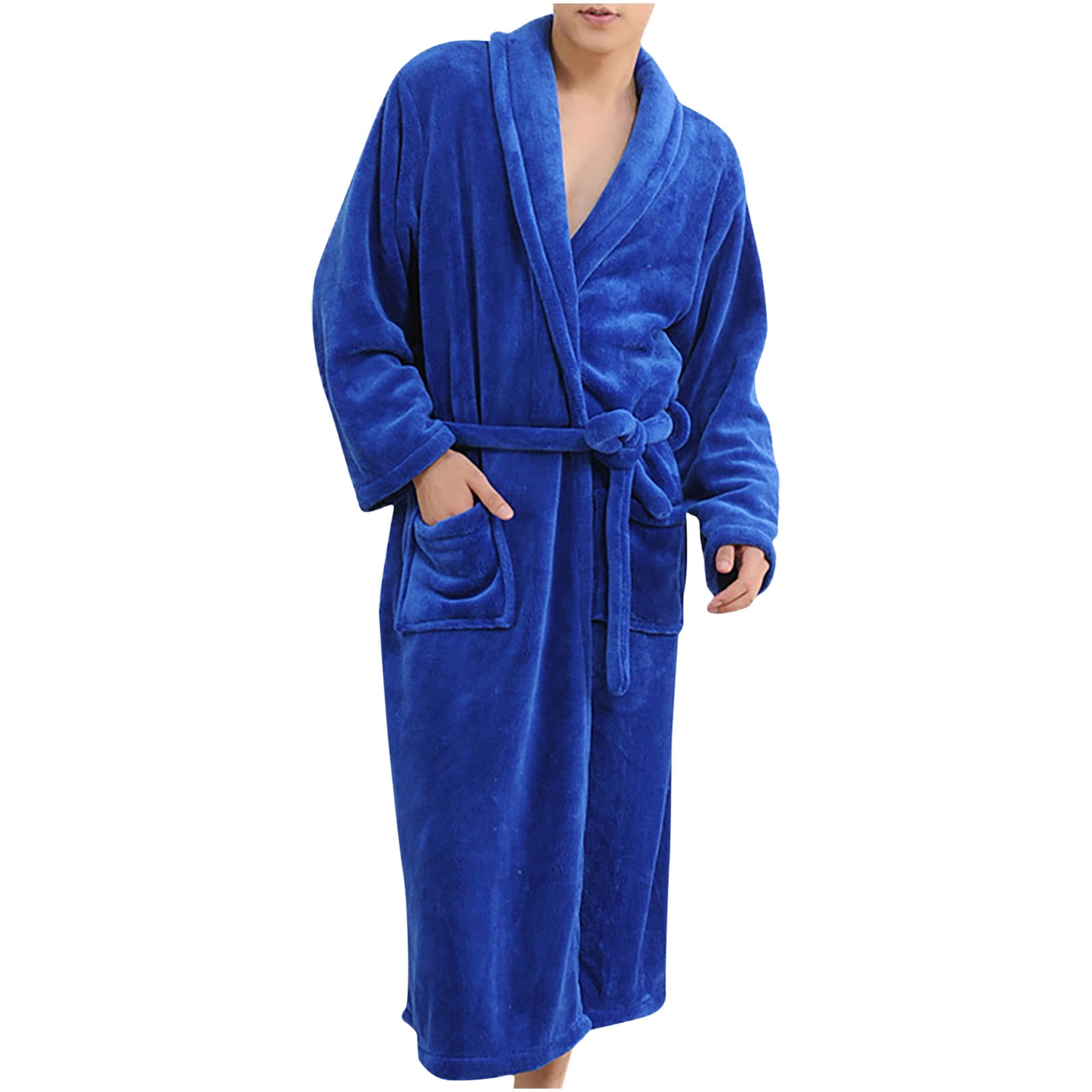 Penkiiy Flannel Bathrobes for Women Women's And Men's Flannel Pajamas ...