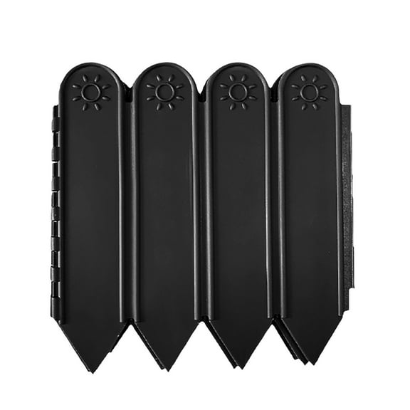 Penkiiy Garden Fence, Small Fence Plastic Vegetable Garden Courtyard Flower Bed Greening Outdoor Fence Board