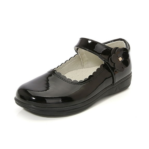 Penkiiy Girls Dress Shoes |Shiny Patent Leather School & Party Shoes for Big Kids | Must-Have Princess Ballet Flats