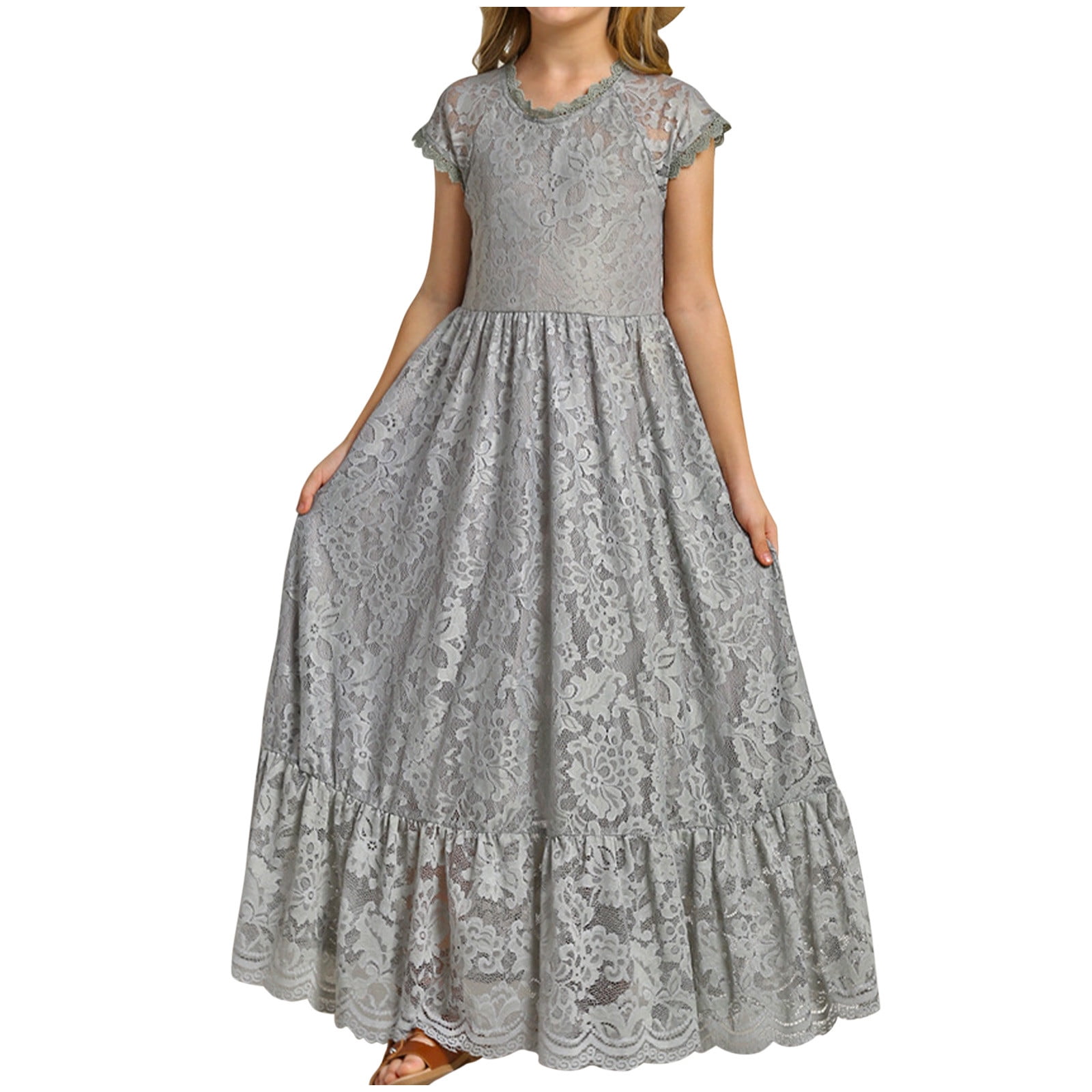 Penkiiy Girls Dresses Children Baby Girls Middleaged Children's