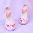 thumbnail image 1 of Penkiiy Girls Non-Slip Ballet Dance Shoes with Bow - Soft Sole, Breathable & Lightweight for Kids Youth Ballet, Yoga, Practice, 1 of 3