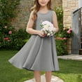 thumbnail image 1 of Penkiiy Girls' Sleeveless Dress with Waistband Pocket - Toddler to Big Kids Summer Spring Casual Party Dance Outfit, 1 of 9