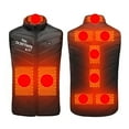 thumbnail image 1 of Penkiiy Heated Vest,Heating Vest Rechargeable,Warming Heated Jacket with 3 Heating Levels Unisex Battery Not Included Heated Vest Black, 1 of 7