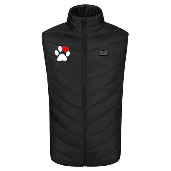 Penkiiy Heated Vest,Heating Vest Rechargeable,Warming Heated Jacket with 3 Heating Levels Unisex Battery Not Included Heated Vest Black