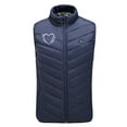 thumbnail image 1 of Penkiiy Heated Vest,Heating Vest Rechargeable,Warming Heated Jacket with 3 Heating Levels Unisex Battery Not Included Heated Vest Blue, 1 of 6