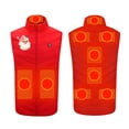 thumbnail image 1 of Penkiiy Heated Vest,Heating Vest Rechargeable,Warming Heated Jacket with 3 Heating Levels Unisex Battery Not Included Heated Vest Red, 1 of 5