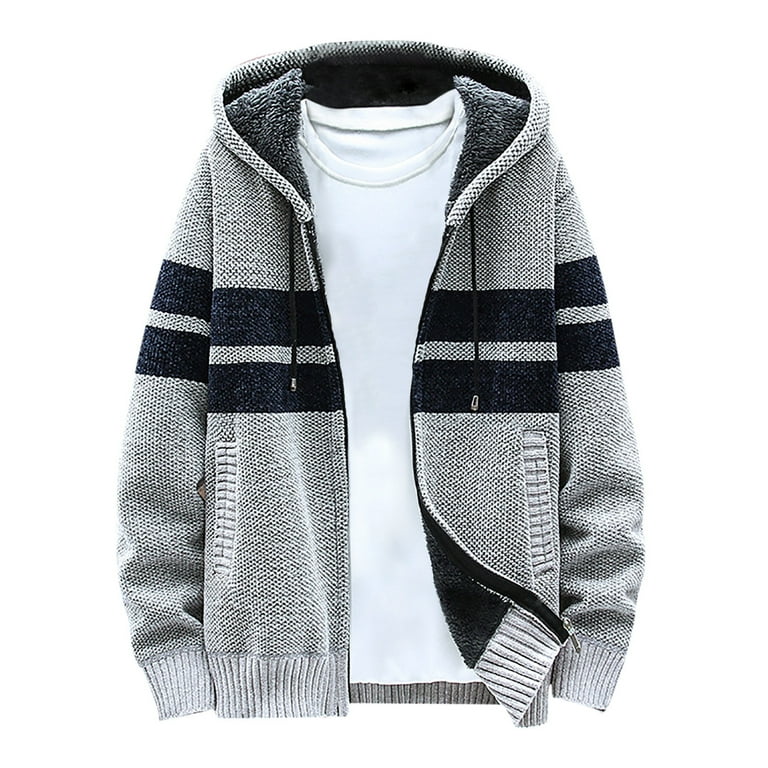 Casual Hooded Long Sleeve Knitting Sweaters Casual Hooded Long Sleeve Knitting Sweaters