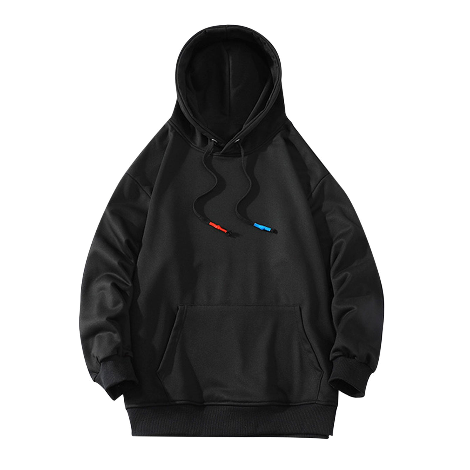 Penkiiy Hoodies for Men Men Casual Sports Solid Fitness Pullover With