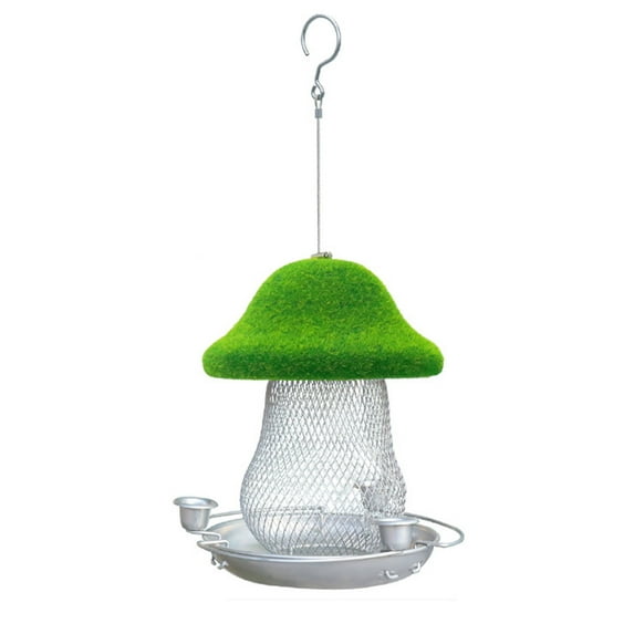 Penkiiy Hummingbird Mushroom Feeder,Garden Hummingbird Metal Feeders for Outdoors Hanging,Yard Small Hummingbird Feeders for Outdoors Hanging Decoration